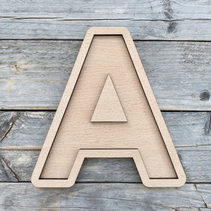 DrawMe Lase Cut Alphabet Tray